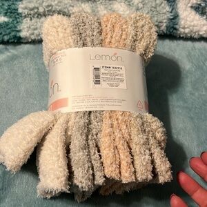 Lemon 3 Pair of Cozy Socks 🧦